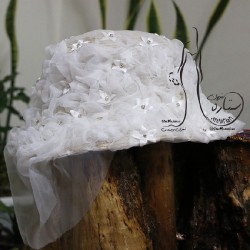 کلاه عروس شکوفه ای مزون ستاره همراه شادی های شماست